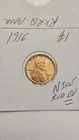 wheat penny 1916 LINCOLN CENT SHARP RED BU 1916-P LOT#1 SHARP RED UNC