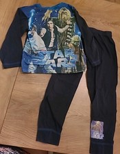 Vintage Star Wars Pajama Set Size 4-5 T Shirt Pants Han Solo Boys