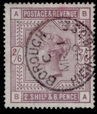 GB QV SG178, 2s 6d lilac, USED. Cat £100. CDS BA