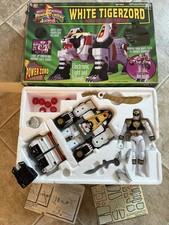 Mighty Morphin Power Rangers White Tigerzord Bandai Mmpr Dx Deluxe W Box