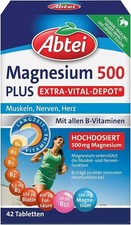 Abtei Magnesium 500 Plus Extra-Vital-Depot Ho...