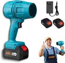 Turbo Blower Cordless Super Power Mini Air Duster For Car Drying Cleaning Fan US