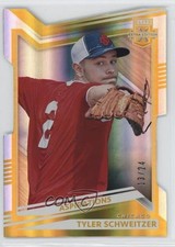 2022 Elite Extra Edition Aspirations Gold Die-Cut /24 Tyler Schweitzer #161 0g4