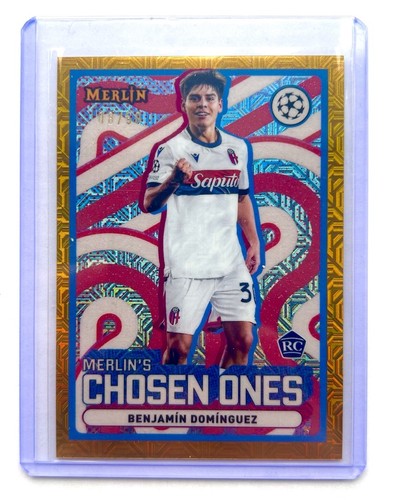 Benjamin Dominguez RC Gold Mojo /50 Merlinâs Chosen Ones 2024-25 Topps Merlin