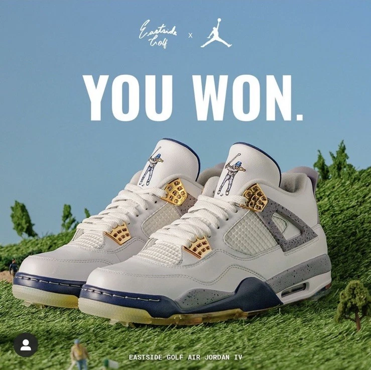 Eastside Golf x Air Jordan 4 Golf Be You for Sale | Authenticity