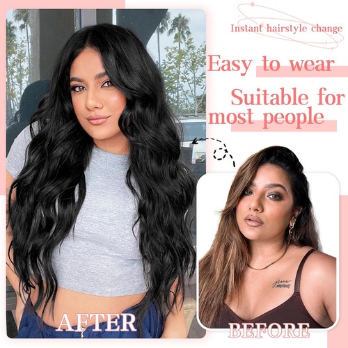 Dainty Wig Black Lace Front wave natural look hairline woman daily party stage - Picture 14 of 24
