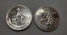 1982 & 1984 American Prospector 2- 1oz .999 Fine Silver Round Engelhard Round