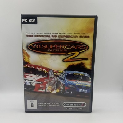 V8 Supercars Australia 2 Codemasters PC Videospiel mit Handbuch komplett