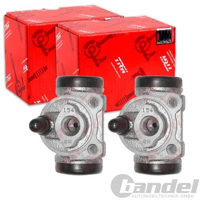 2x TRW CYLINDRE DE FREIN À TAMBOUR 19mm Compatible Avec RENAULT MEGANE | BWD302 - Photo 1/4