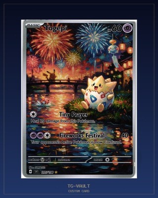 TOGEPI Fireworks Custom Card Fan Art keine Originalkarte