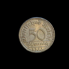 50 Pfennig Deutsches Reich 1921 A Weimarer Republik sehr schön erhalten