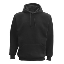 Adult Unisex Men's Basic Plain Hoodie Pullover Sweater Sweatshirt Jumper XS-XXL