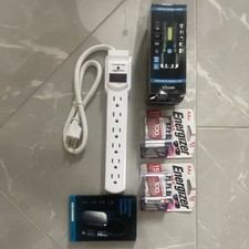 Amazon Basics 6-Outlet Surge Protector Power Strip White Cord On/Off Switch