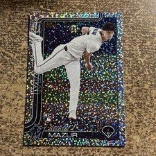 2025 Topps Series 1 Celebration #309 Adam Mazur RC Rookie Confetti Foil Marlins