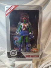 Figura Mcfarlane DC Multiverse Page Punchers Miss Martian Teen Titan 7" Platino