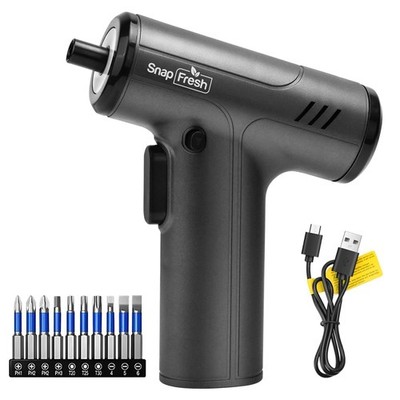 4V Cordless Screwdriver Set, Electric Screwdriver with 10 Screwdriver Bits, 4...