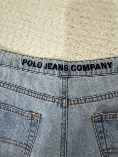 Vintage Polo Ralph Lauren Jeans Company Jean Drawstring Shorts Women Size 6 Blue - Picture 9 of 13