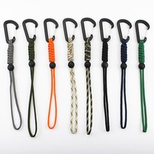 Outdoor Tactical Hook Bag Carabiner Camping Emergency Paracord Keychain