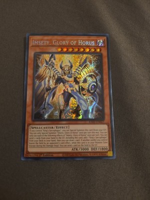 YuGiOh! - Imsety, Glory of Horus RA05-EN027 Secret Rare 1st Edition 