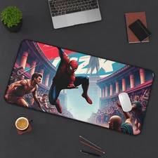 Web-Slinging Hero DisneyWorlds Desk Mat Mouse Pad Gaming