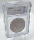 1902-O Morgan Silver Dollar ICG MS-63 Proof-Like