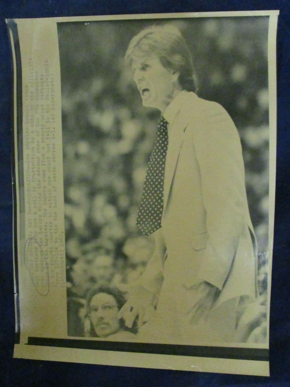 1980 Paul Westhead Los Angelese Lakers coach NBA Vintage Wire Press Photo |  eBay