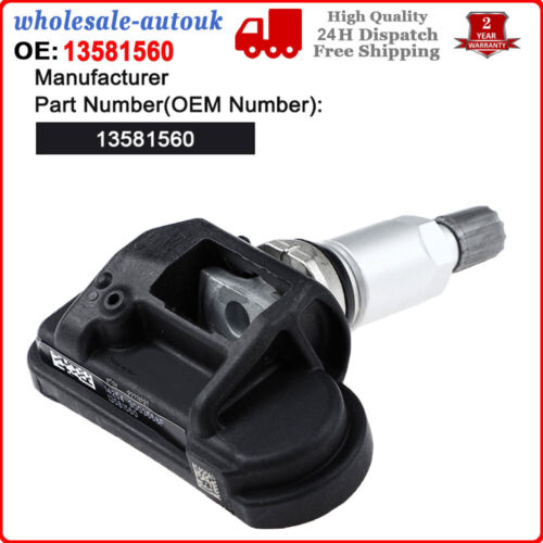 New TPMS Tyre Pressure Sensor For Vauxhall Astra Corsa Zafira Insignia 13581560 - Picture 3 of 6