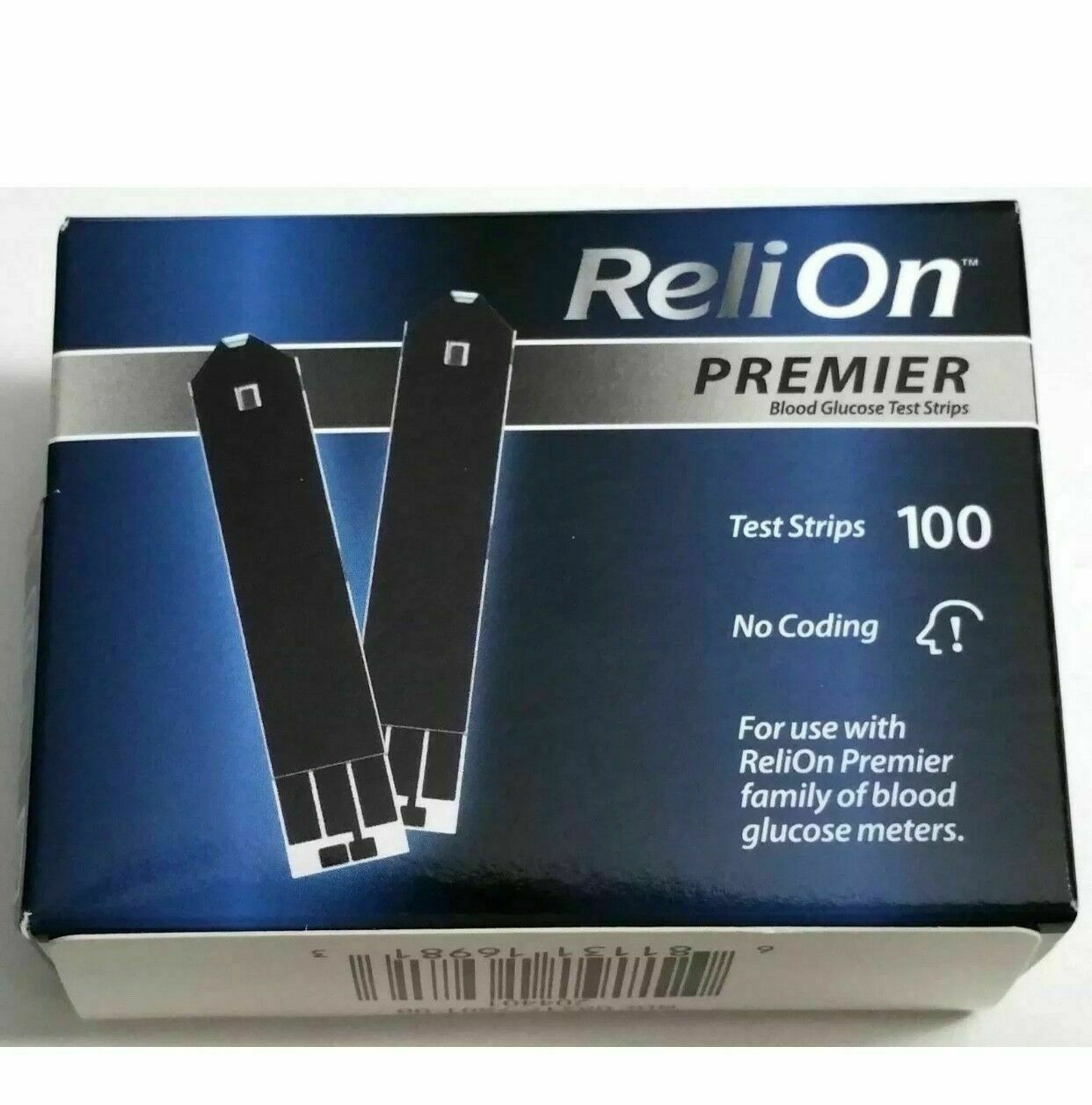 ReliOn Premier Blood Glucose Test Strips 100 CT EXP SUMMER/2024 FREE SHIPPING! - Picture 10 of 12
