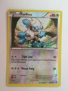 080PK090r- Furfrou - 90/119 - Phantom Forces - Uncommon Reverse *