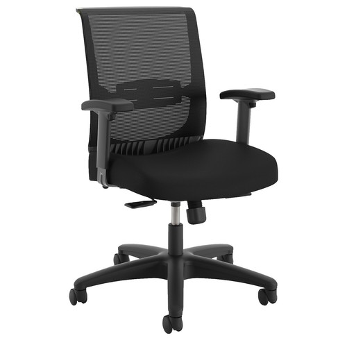 HON LWIM2ACU10 Endorse Mesh Mid-Back Work Chair Black New