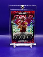 2024 Rookies & Stars Jayden Daniels Stellar Rookies Red Plaid No. SR-JDS🔥🏈