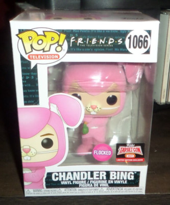 FRIENDS CHANDLER BING FLOCKED TARGET EXCLUSIVE POP FUNKO 1066 NEW MATTHEW PERRY