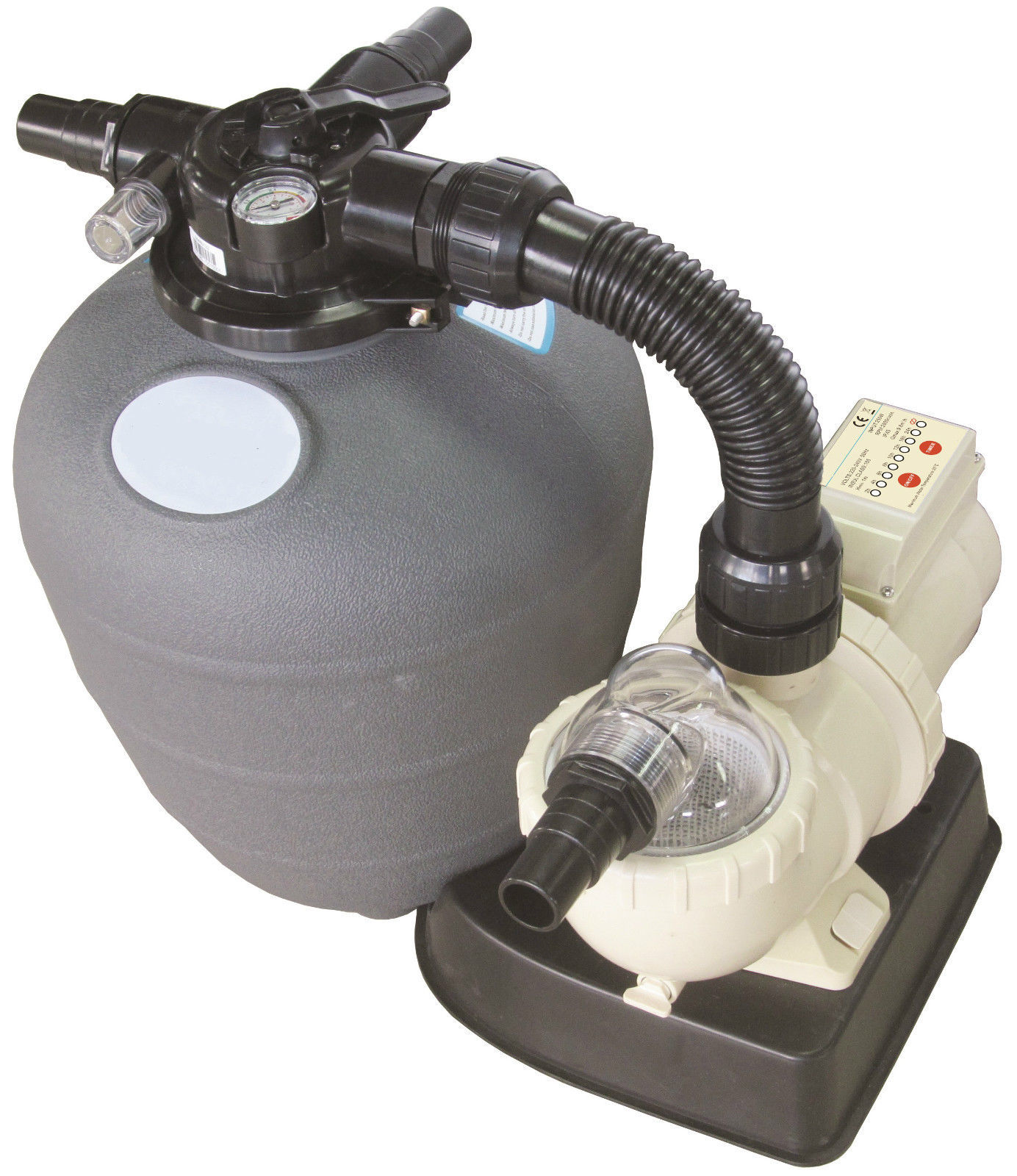INTEX REPLACEMENT FILTER & PUMP COMBO 0.2HP WITH TIMER INCLUDING FILTER MEDIA