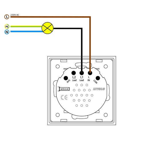 LIVOLO FUNK LICHTSCHALTER SCHALTER STECKDOSEN DIMMER WECHSELSCHALTER TV GOLD - Bild 40 von 119
