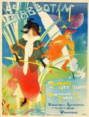 PostersAndCo ™ BéNéDICTINE Liqueur Rotv - Poster/Reproduction HQ 45x60cm d'une Affiche Vintage/Ancienne