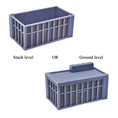 Outland Models Modern Commercial Box Building Corner Stackable 1:220 Z Scale