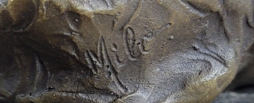Eisbär arktischer Eskimo einheimische Inuit Kunststatue 100 % massive Bronze Kunstwerk Dekor - Bild 10 von 10