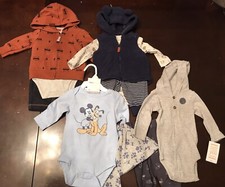 Carters Infant Baby Boy 3 Month Disney Clothes Outfits Sets Lot Hoodie Mickey