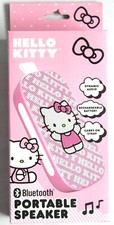 Hello Kitty Bluetooth Portable Speaker Sanrio SIL-35047 HKBTSPPRTRD Pink/White