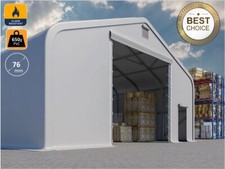 10x20m /5,5m Industriezelt Leichtbauhalle Zelthalle Lagerzelt LKW Garage Ø76mm