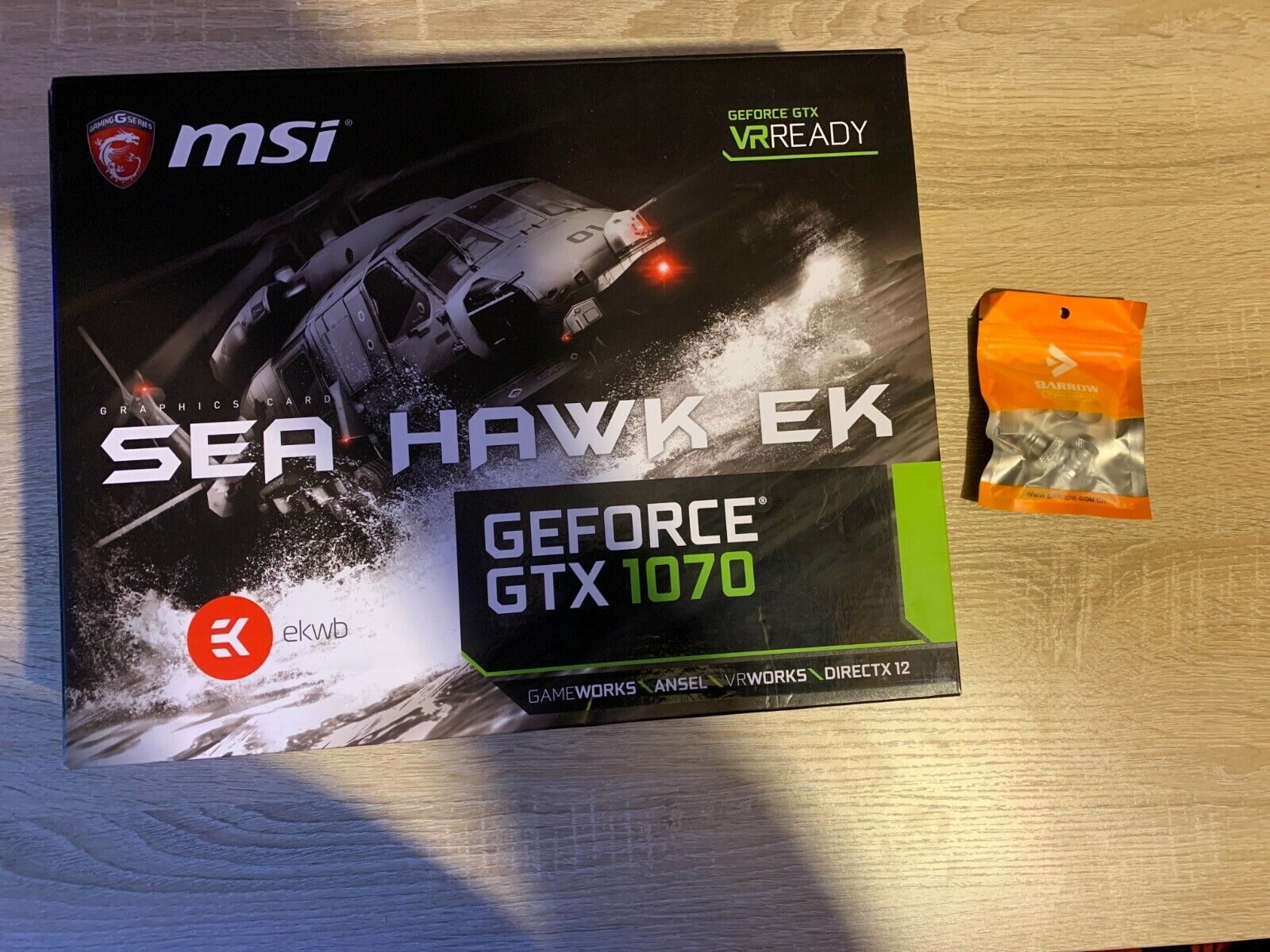 MSI Geforce GTX 1070 Sea Hawk EK X DDR5 Graphics card cooling+fittings | eBay