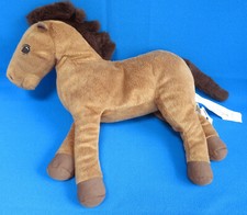 piccolo PONY 🐎 CAVALLO MARRONE STELLA BIANCA kenlopare 14" peluche 🐴 giocattolo morbido IKEA