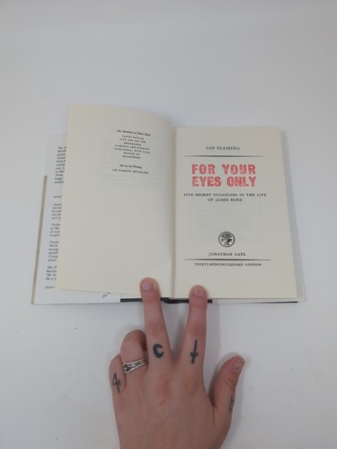 Ian Fleming FOR YOUR EYES ONLY UK First Edition - Picture 5 of 7