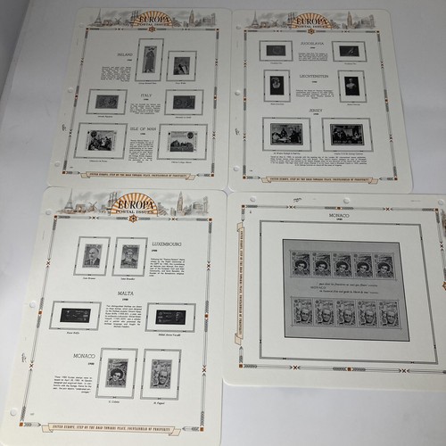 White Ace Historical Stamp Album Pages Supplement EU-23 1980 Washington Press - Picture 3 of 12