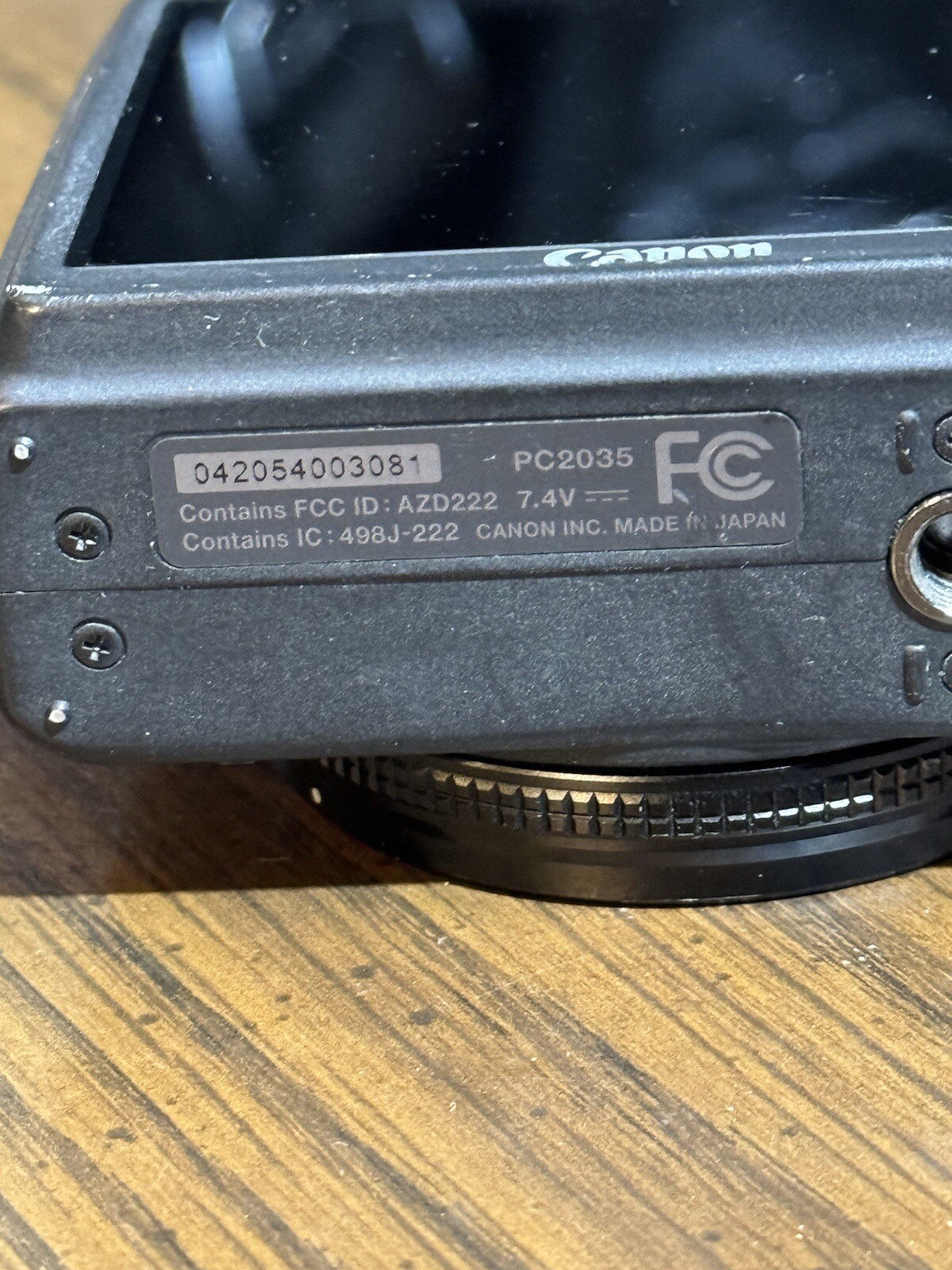 Canon G16 12.1MP Compact Digital Camera PC2035 Charger & Battery eBay