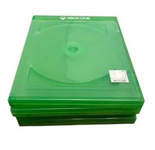 Used Xbox 360 DVD Empty Replacement Case Box Green Set Of 4