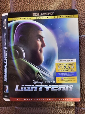 4K HD SLIPCOVER ONLY / DISNEY'S LIGHTYEAR /NO MOVIE /NOTHING ELSE INCLUDED