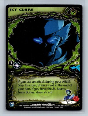 Yu Yu Hakusho TCG - Icy Glare R35 - RARE 1ST EDITION - Betrayal