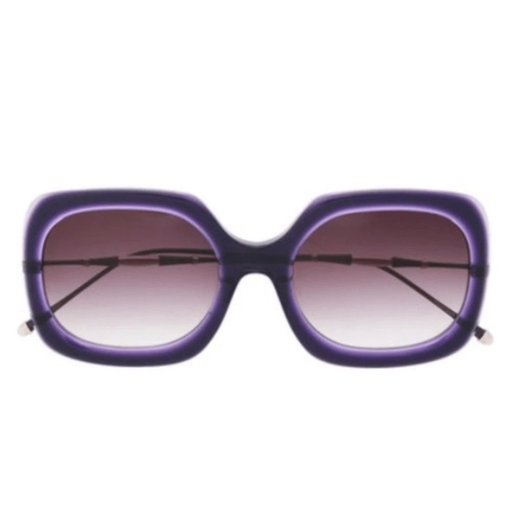 Purple hotsell rectangle sunglasses