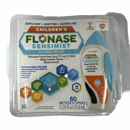 FLONASE SENSIMIST Children's Allergy Relief (60 Sprays) Exp. 7/2024 ...